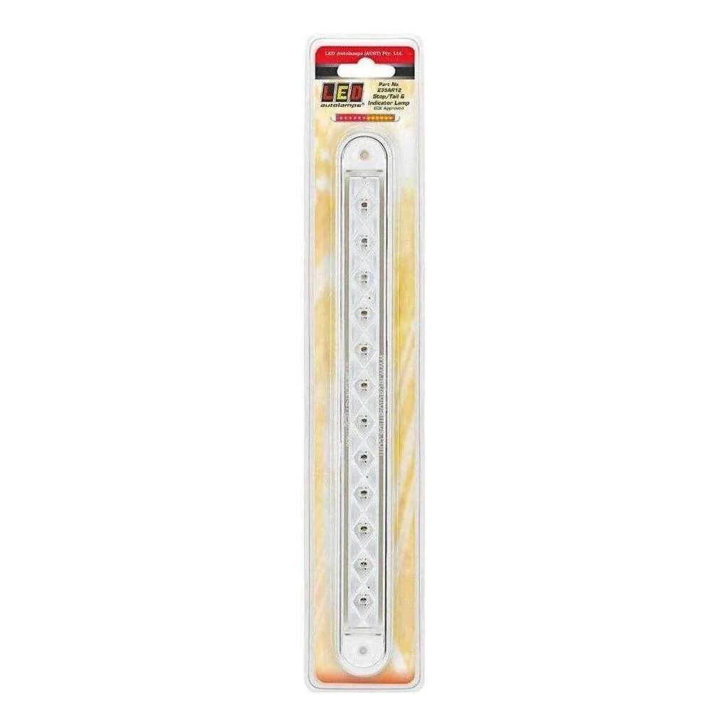 LED Autolamp 12V LED  Stop/Tail Indicator Strip Lamp Recessed Mount - Image 3