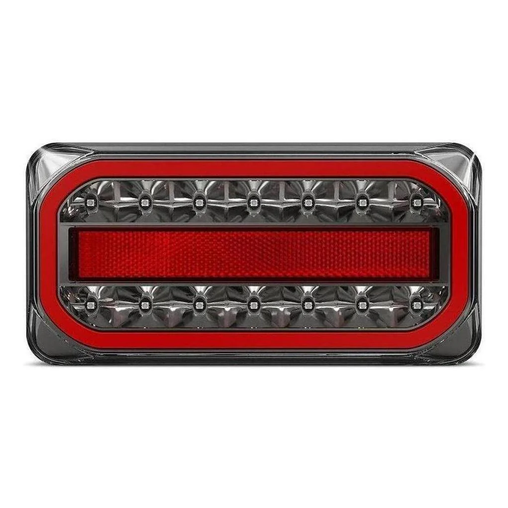 LED Autolamp 12V LH/RH Direction Stop/Tail/Indicator/Reflector Taillight 215x105x30.5mm - Image 2
