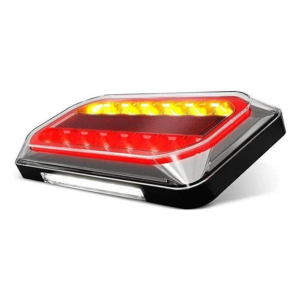 LED Autolamp 12V LH/RH Direction Stop/Tail/Indicator/Reflector Taillight 215x105x30.5mm - Image 3