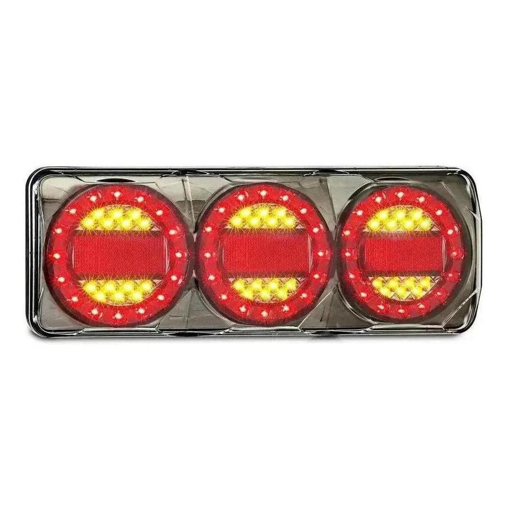 LED Autolamp 12V Maxi Lamp 3XR Combination  Stop/Tail/Indicator Reflector Light