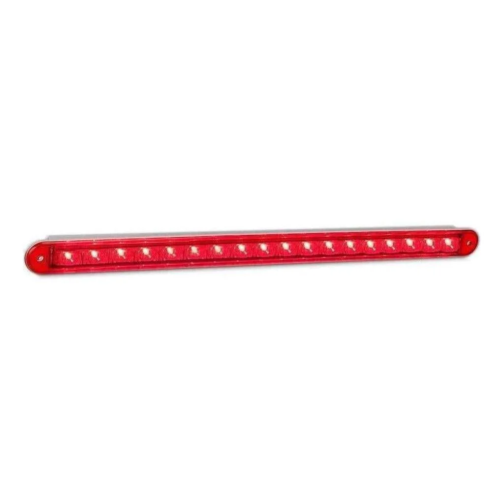 LED Autolamp 12V Stop Stop/Tail Strip Lamp 18 Square LEDs Recessed Mount 382mm - Image 2