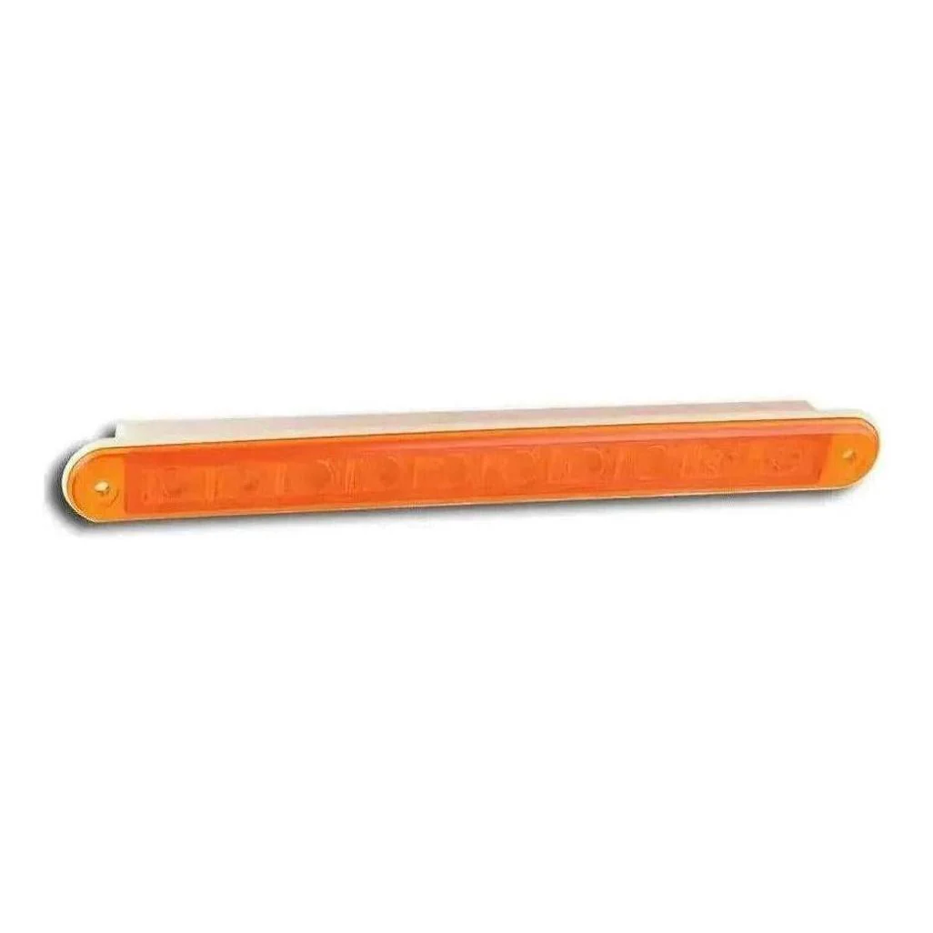 LED Autolamp 12V Strip Rear Amber Indicator 237x25x3mm - Image 2