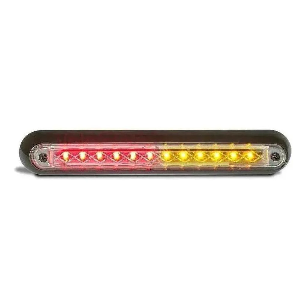 LED Autolamp 12V Strip Red Stop/Tail/Indicator Taillight 298x46x17mm