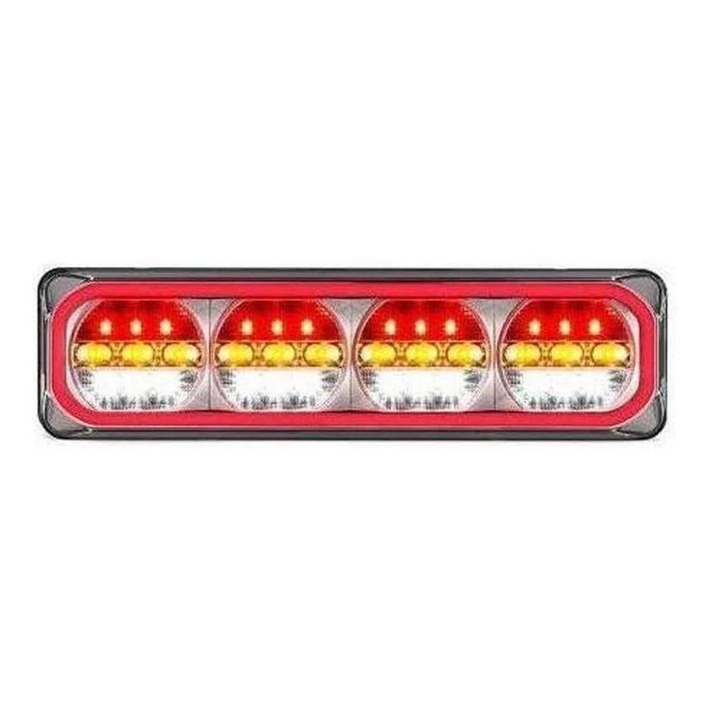 LED Autolamp LHS 12V Stop/Tail/Indicator/Reverse Taillight 385x104x31mm