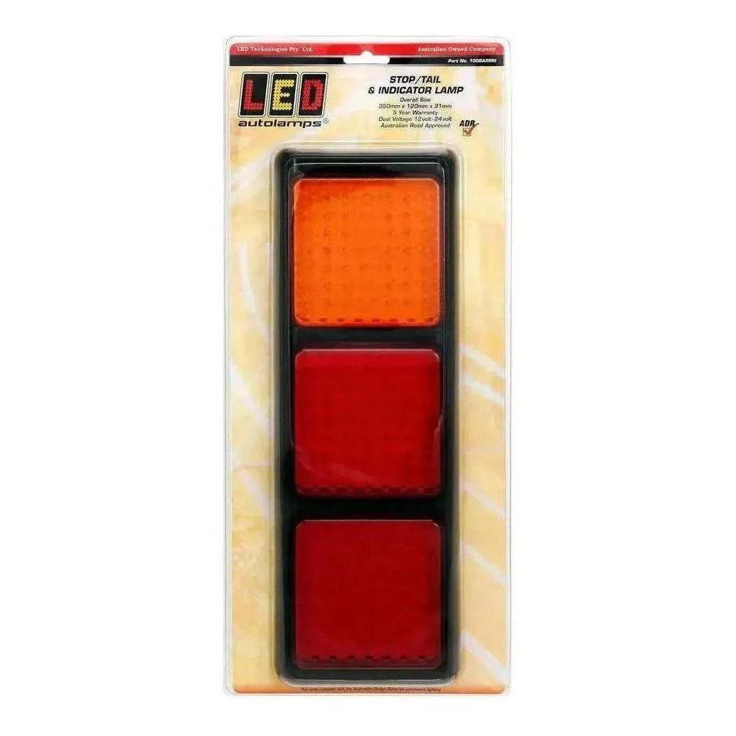 LED Autolamp 12V LED Combination Stop/Tail/Indicator Lamp 350x120x31mm - Image 4