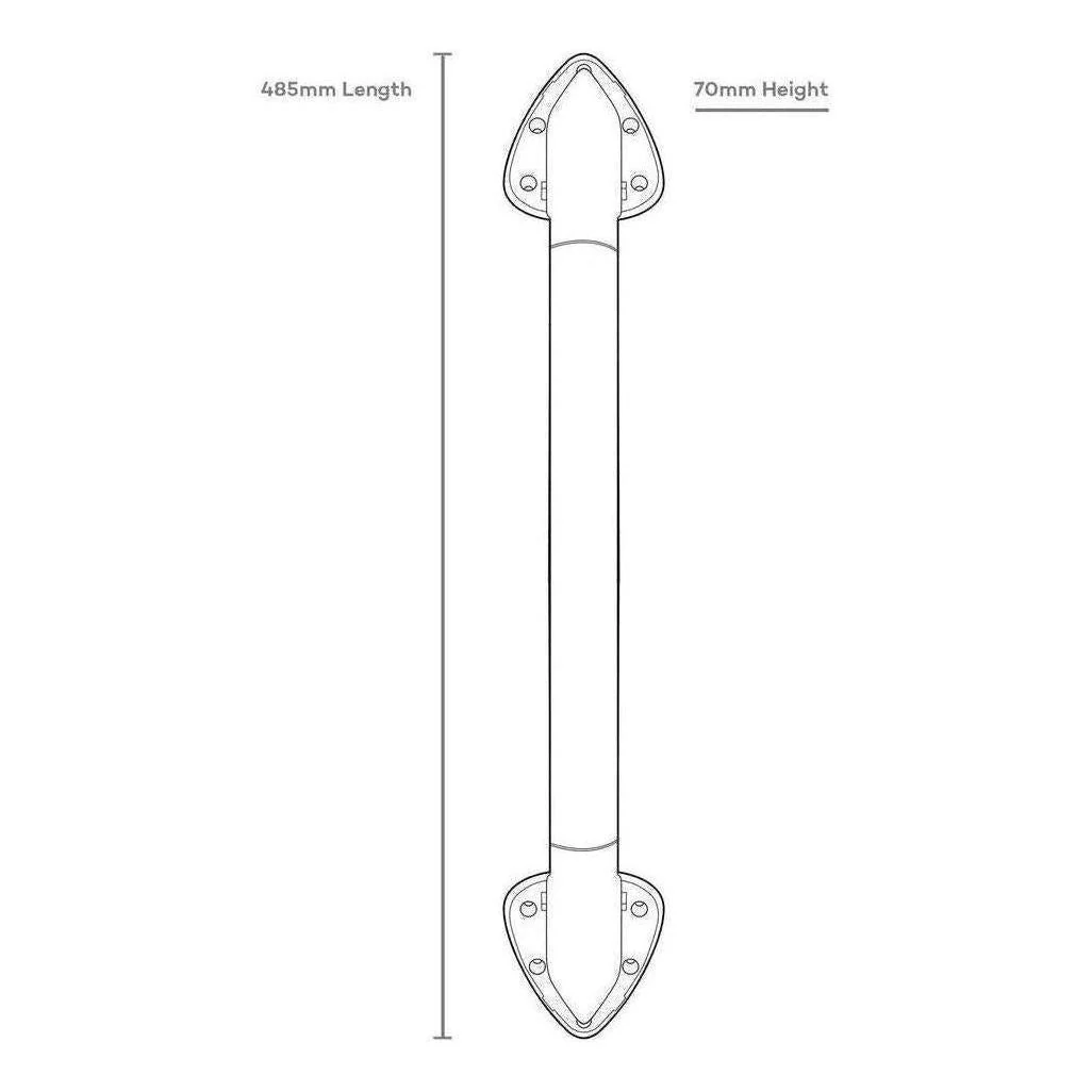 Iluma LED Bubble Grab Handle Blue Light 485mm - Image 2