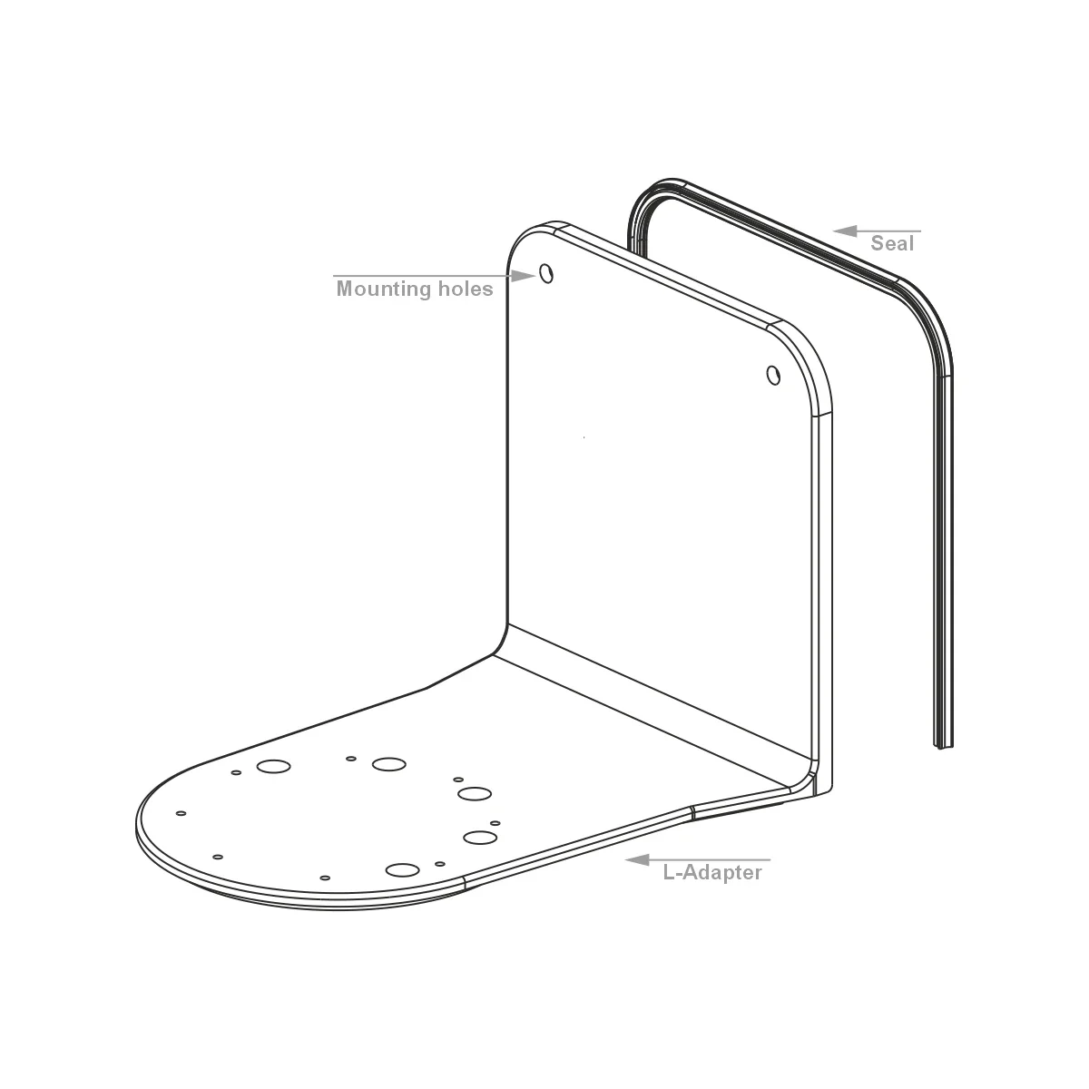 LooSeal Toilet L-Adaptor Large - Image 4