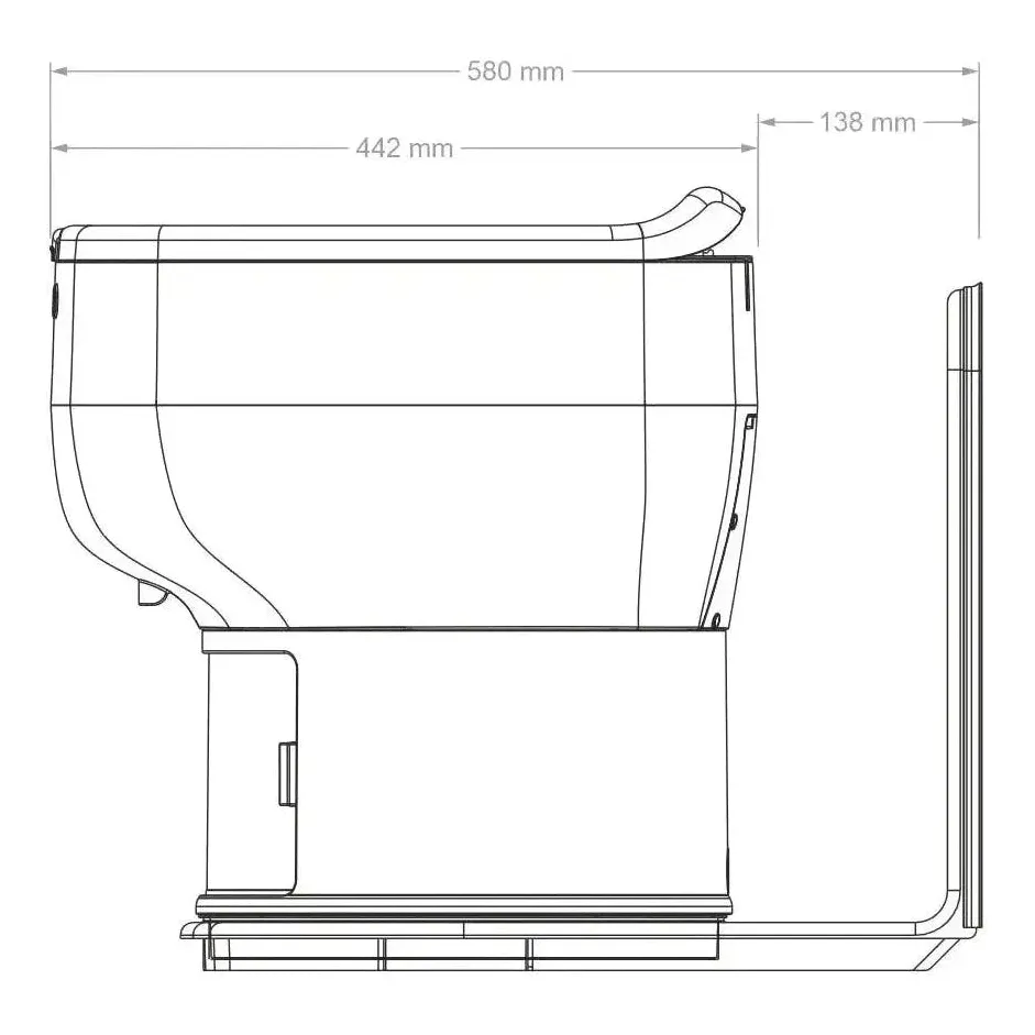 LooSeal Toilet L-Adaptor Medium - Image 5