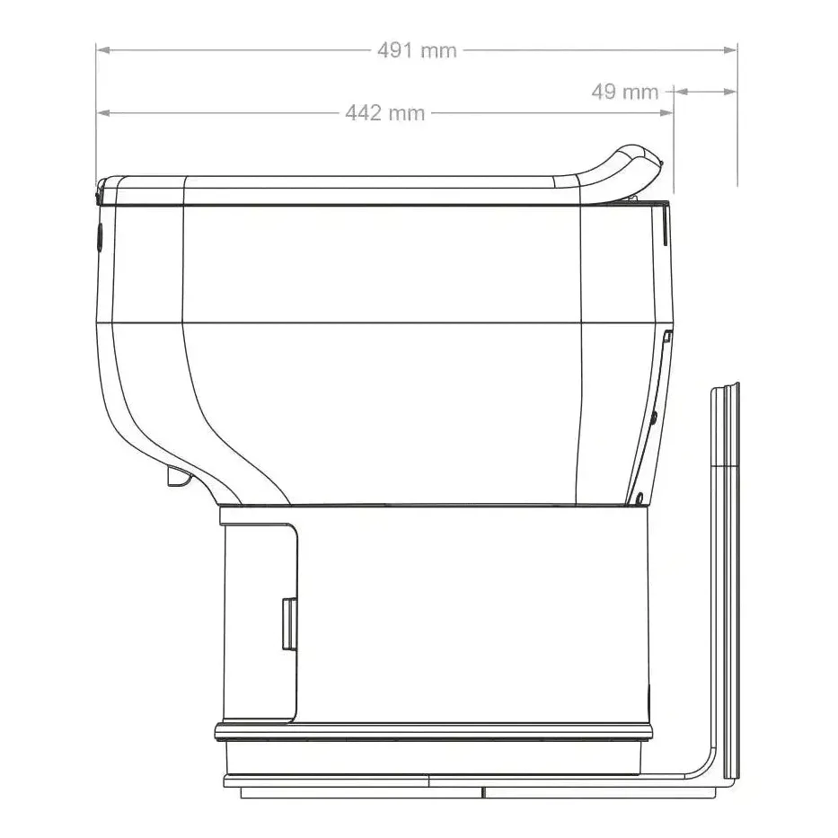 LooSeal Toilet L-Adaptor Small - Image 5