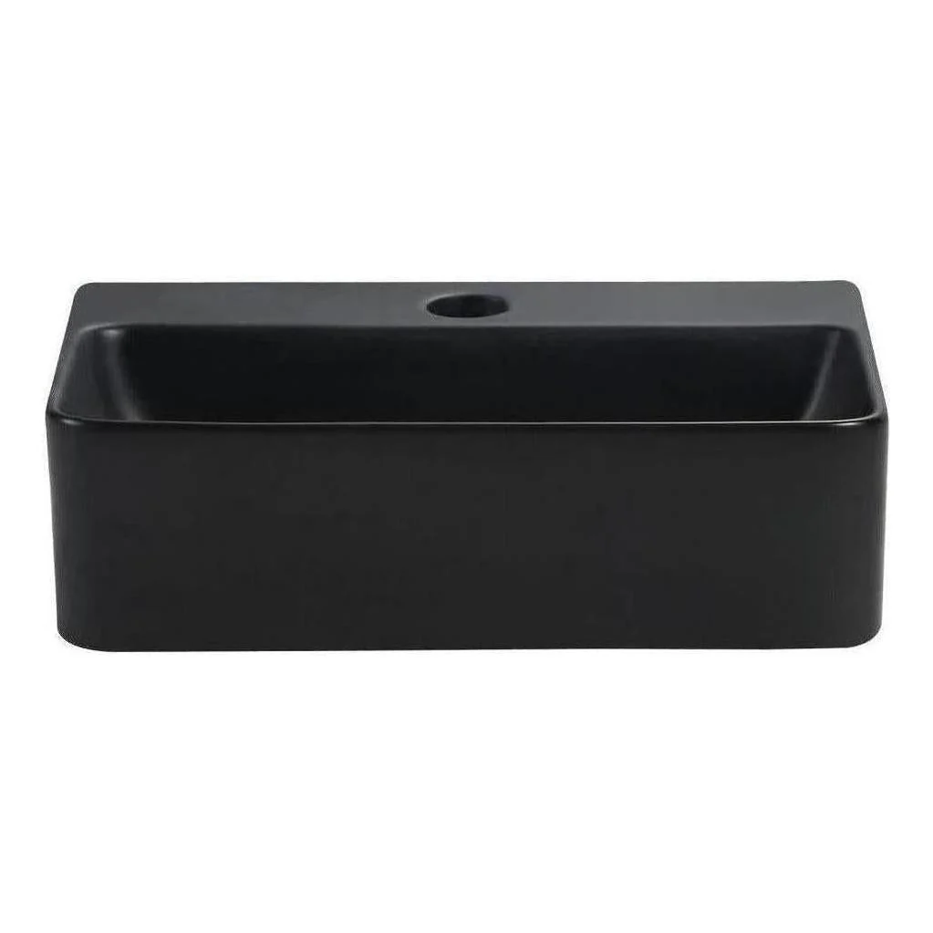 Mallory Ceramic Single Bowl Sink 365 x 260x110mm Black - Image 3