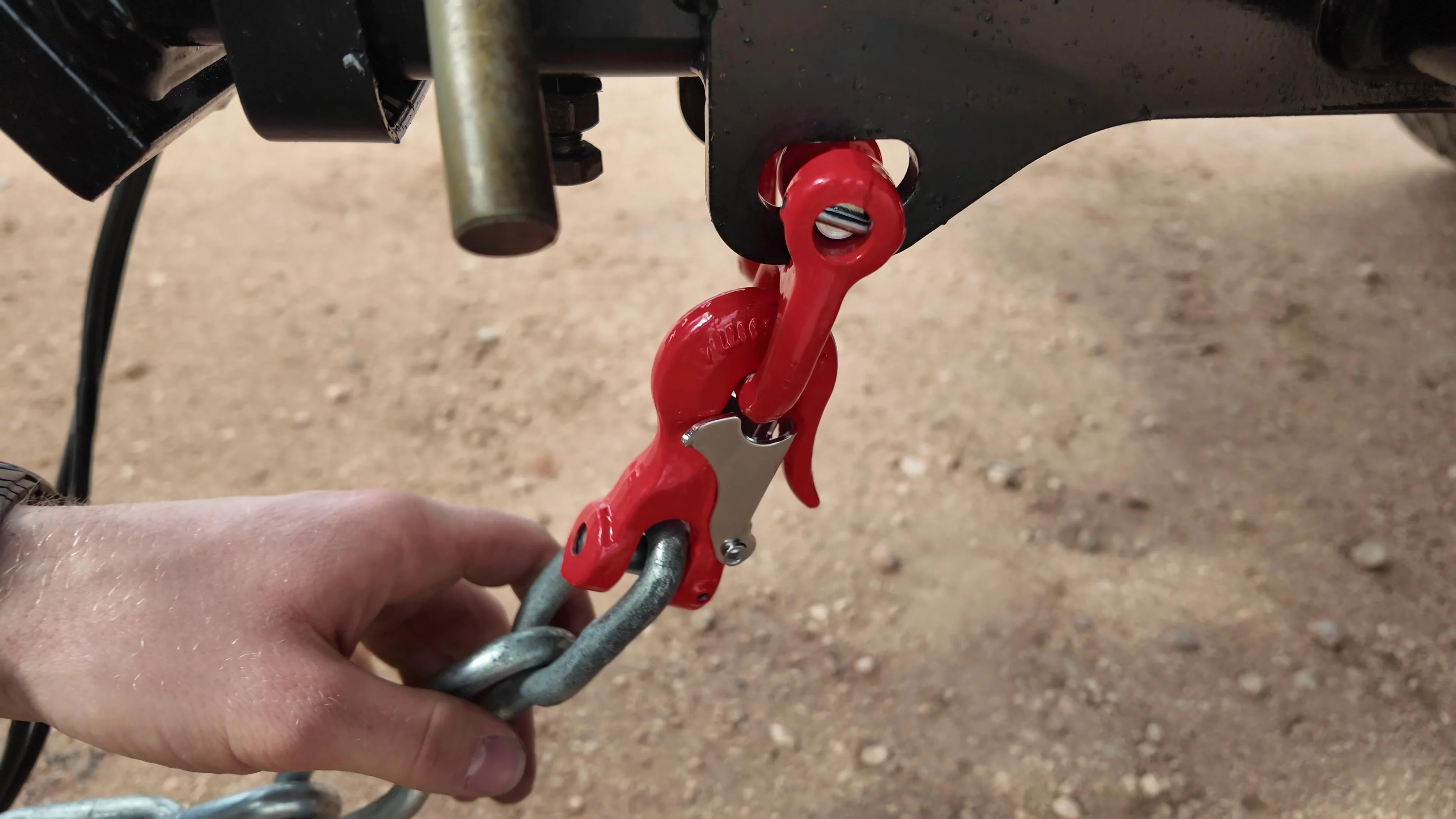 Mawby Hook Trailer Safety Chain Coupling 3.5T 13mm Throat Pair - Image 10