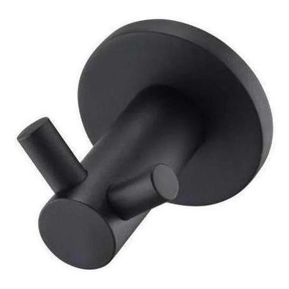 Mica Double Robe Hook Black