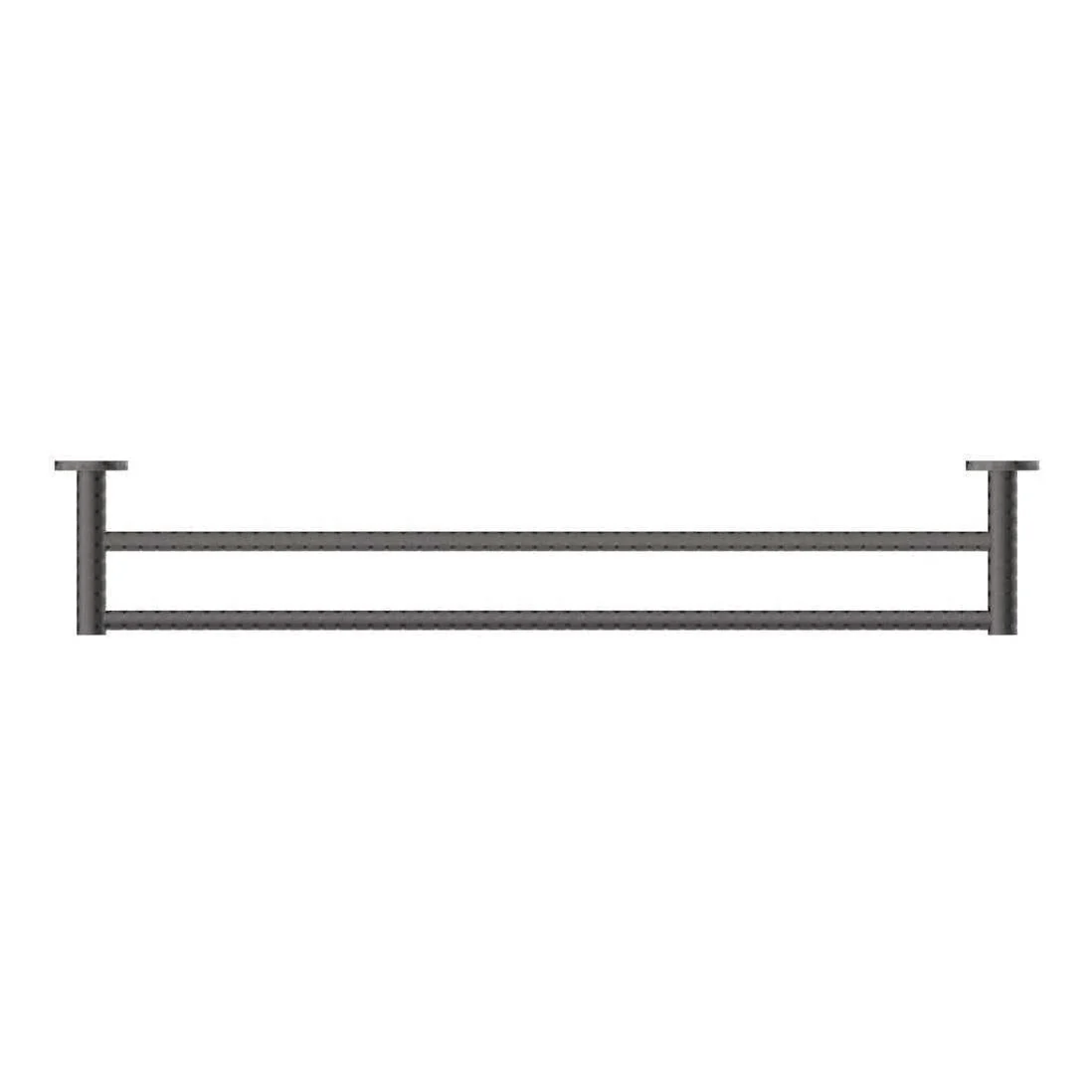 Mica Double Towel Rail 600mm Gunmetal - Image 2