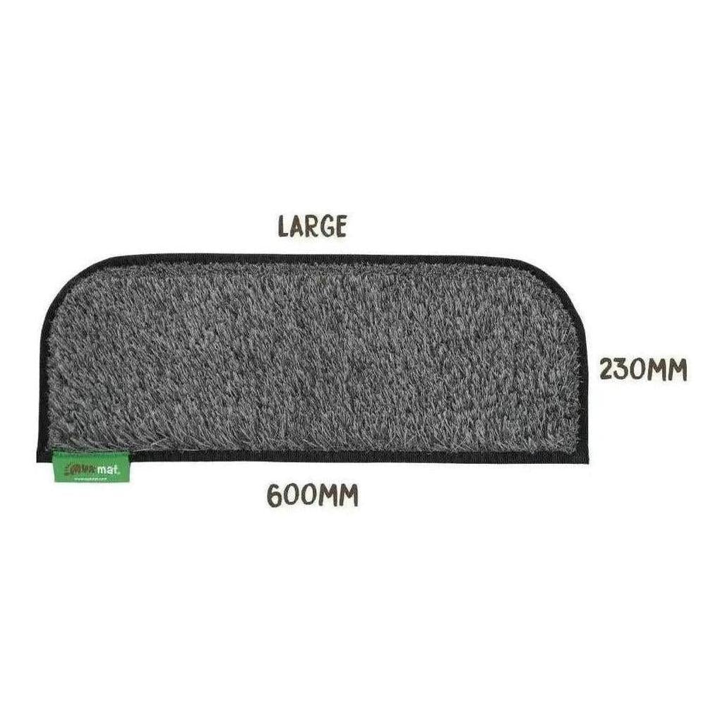 MUK Mat Rounded Caravan Step Large Mat 23 x 60cm Dark Grey - Image 3