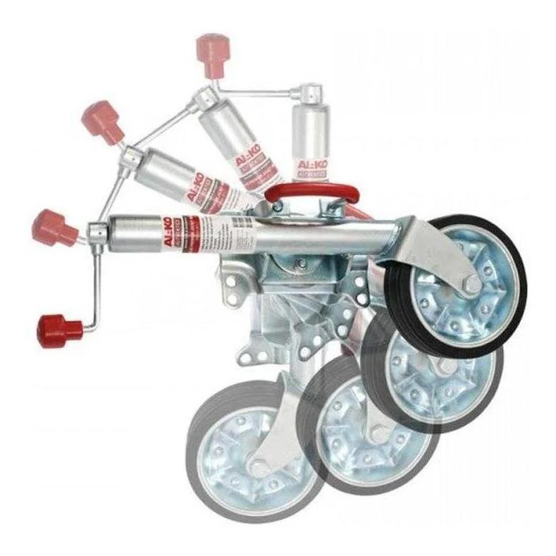 ALKO Premium 8" 200mm Jockey Wheel Inc Large Swivel Bracket - Image 2