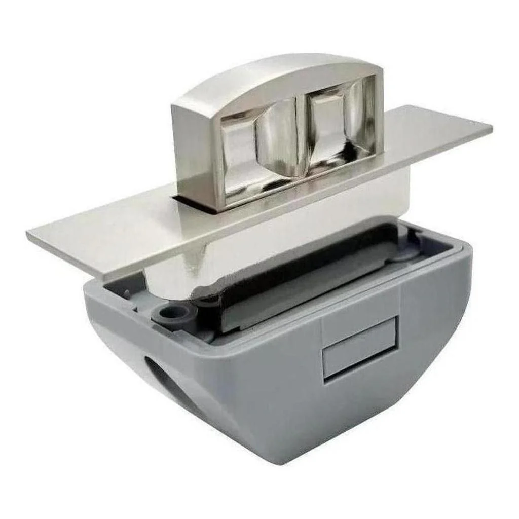 Karina Push Lock Cabinet Handle Brushed Nickel - Image 2