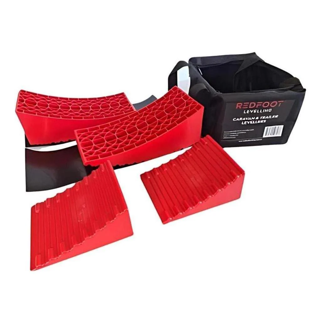Redfoot Levelling Kit - 2 x Levellers, 2 x Chooks, 2 x Rubber Mats inc Carry Bag - Image 11