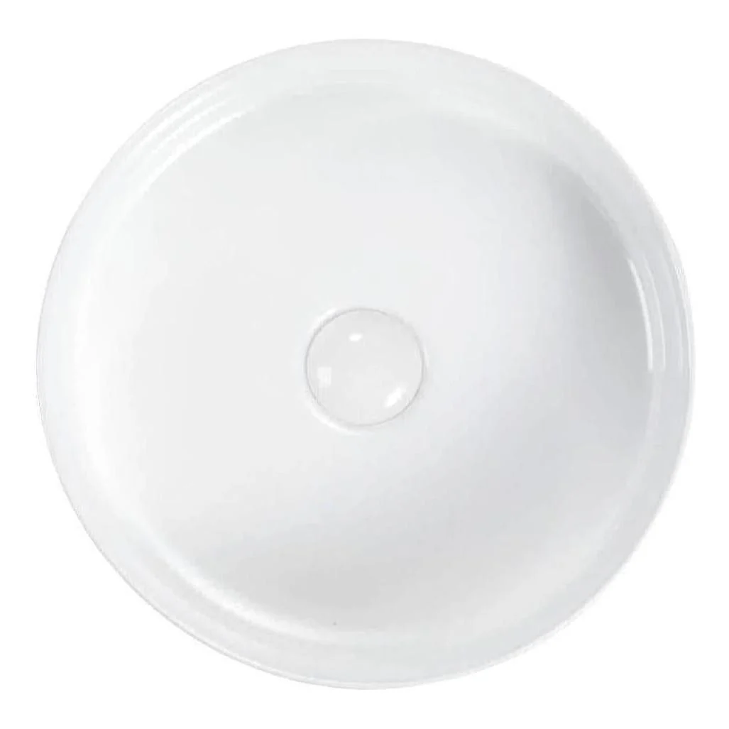 Rotonda Ceramic Basin  Sink Round 360 x 120mm White - Image 2
