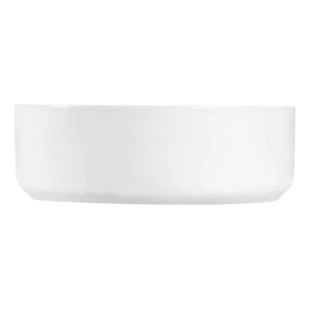 Rotonda Ceramic Basin  Sink Round 360 x 120mm White - Image 4