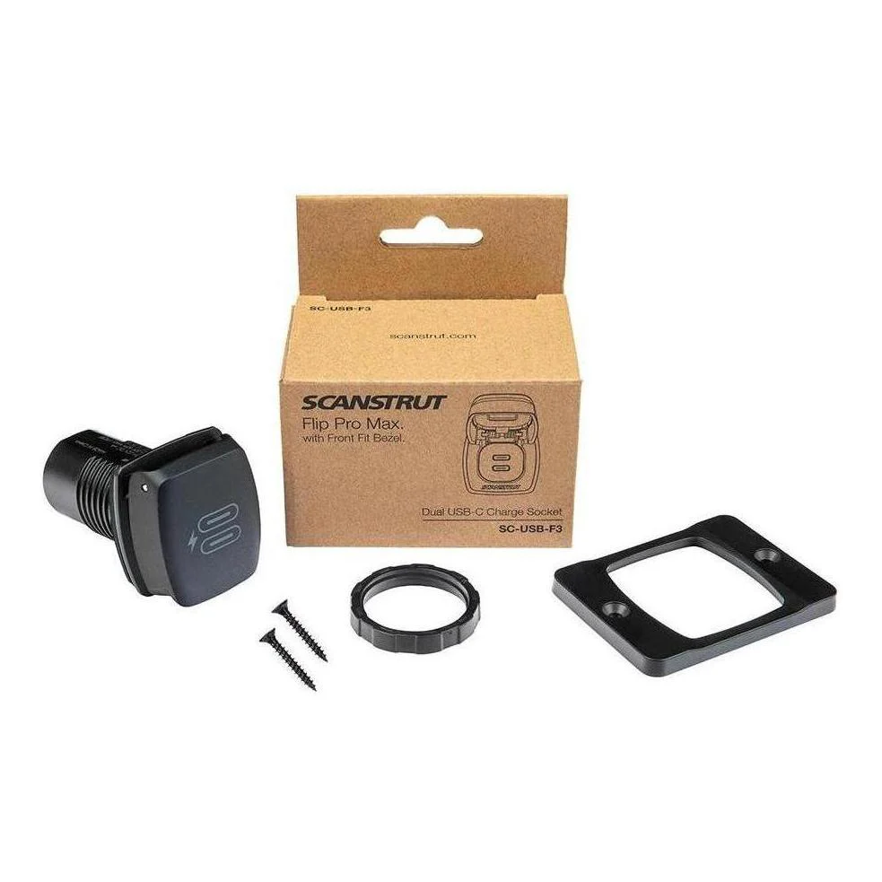 Scanstrut 12V/24V Flip Pro Max Dual USB-C Fast Charger Socket - Image 4