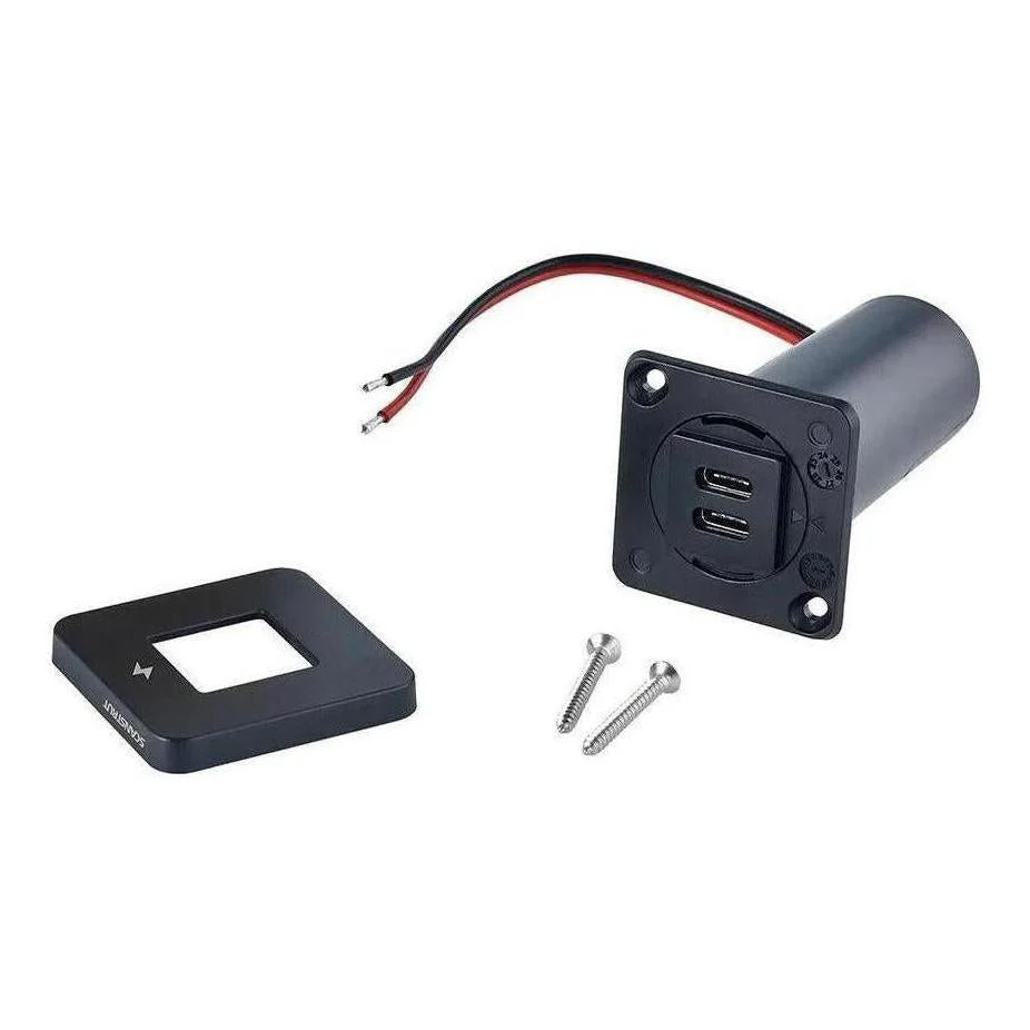 Scanstrut 12V/24V Interior Dual USB-C Charger Socket - Image 4
