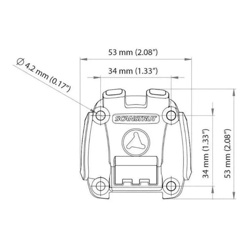 Scanstrut ROKK Mini Phone Holder Screw Down Mounting Kit - Image 2