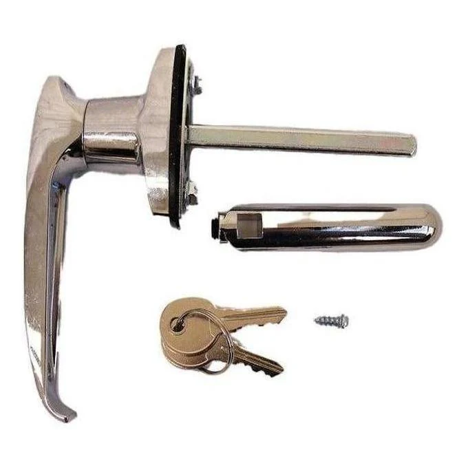 Schutts L-Handle Door Lock With Diecast Cam Inc Tongue and Key - Image 3