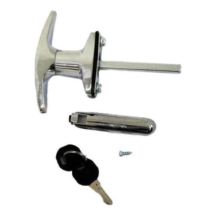 Schutts T-Handle Door Lock With Diecast Cam Inc Tongue and Key - Image 3