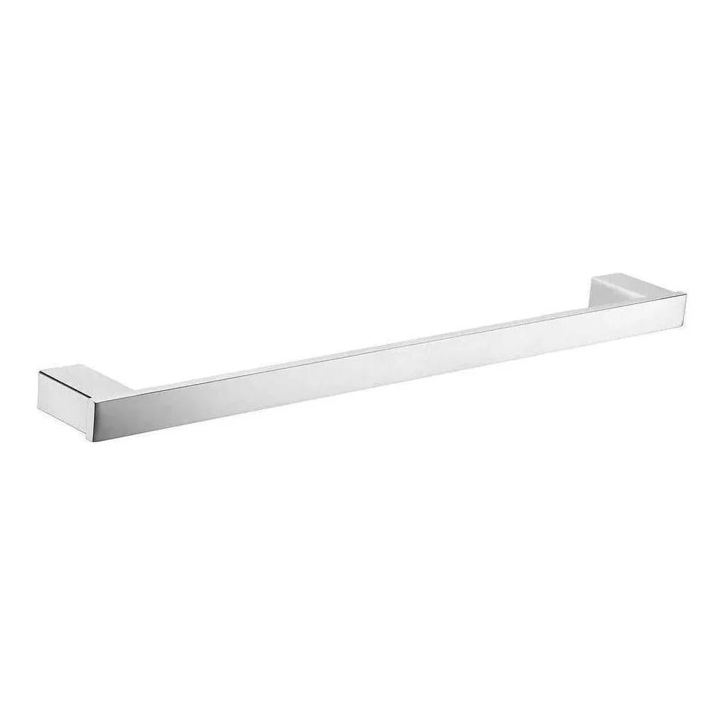 Chunky Single Towel Rail 600mm Chrome