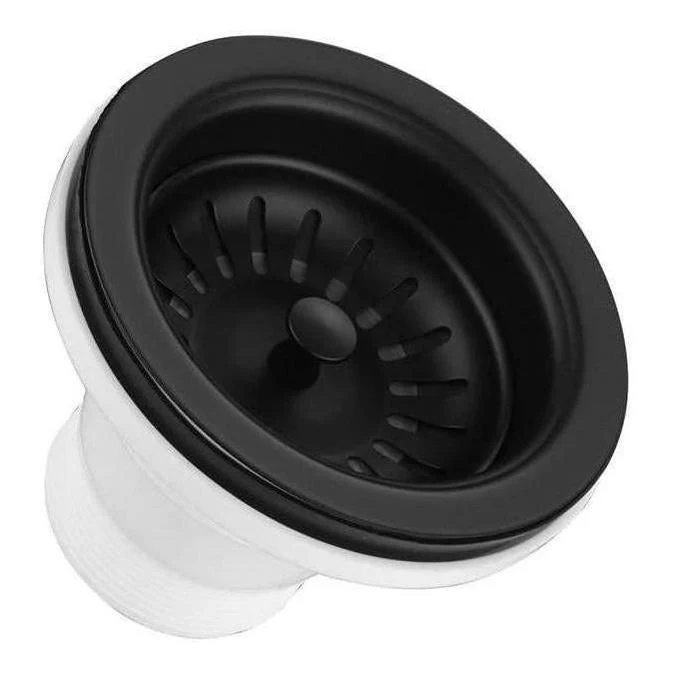 Sink Basin Waste Drain Strainer Black - Image 3