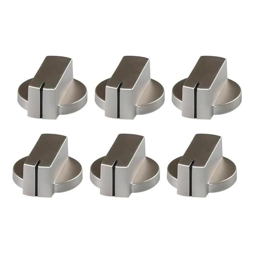 Thetford Replacement Spare Cooker Knob Matt Nickel x 6 Piece