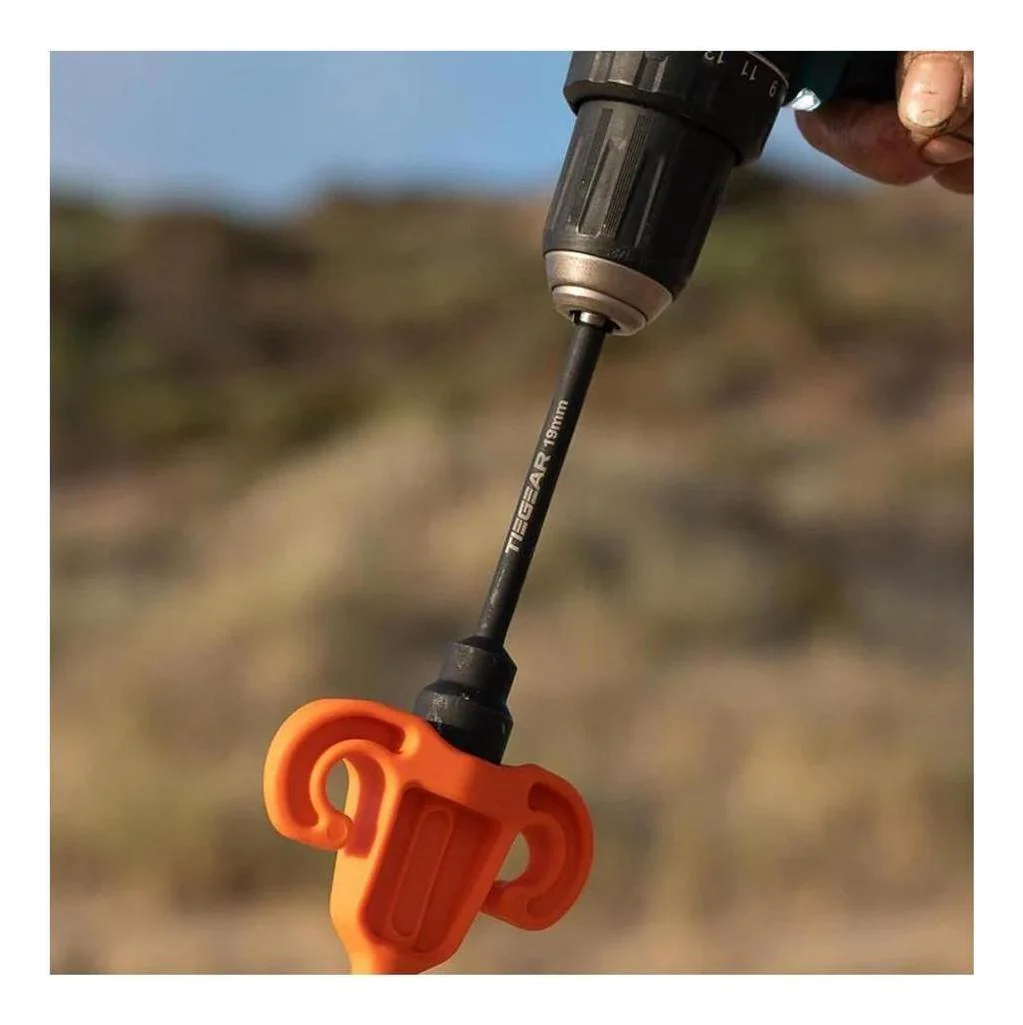 TIEGEAR Terra Driver Drill 19mm Hex Attachment Tool For Hard Terra - Image 2