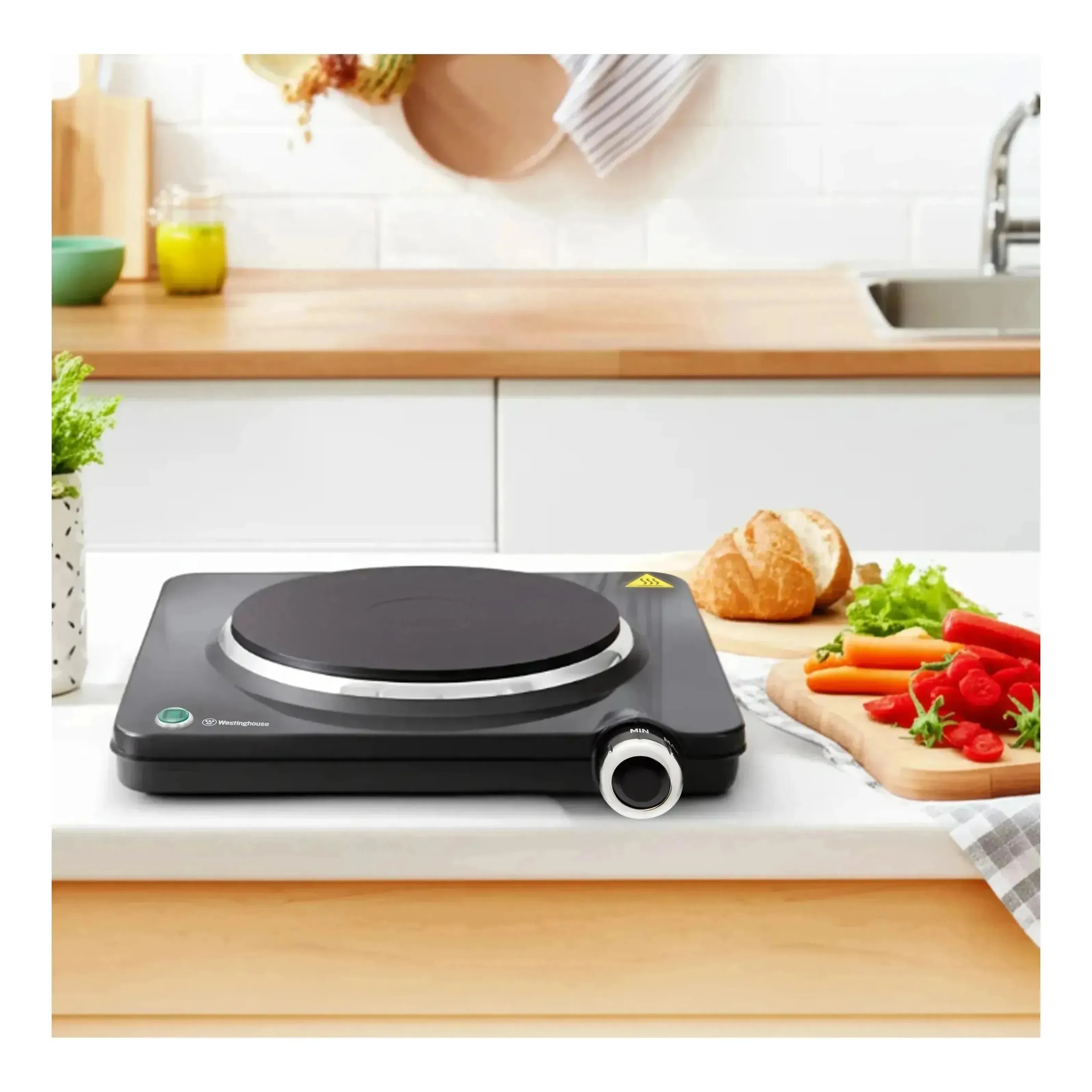 Westinghouse 1500W Single  Electric Cooktop Hot Plate 270 x 280 x 80mm - Image 7