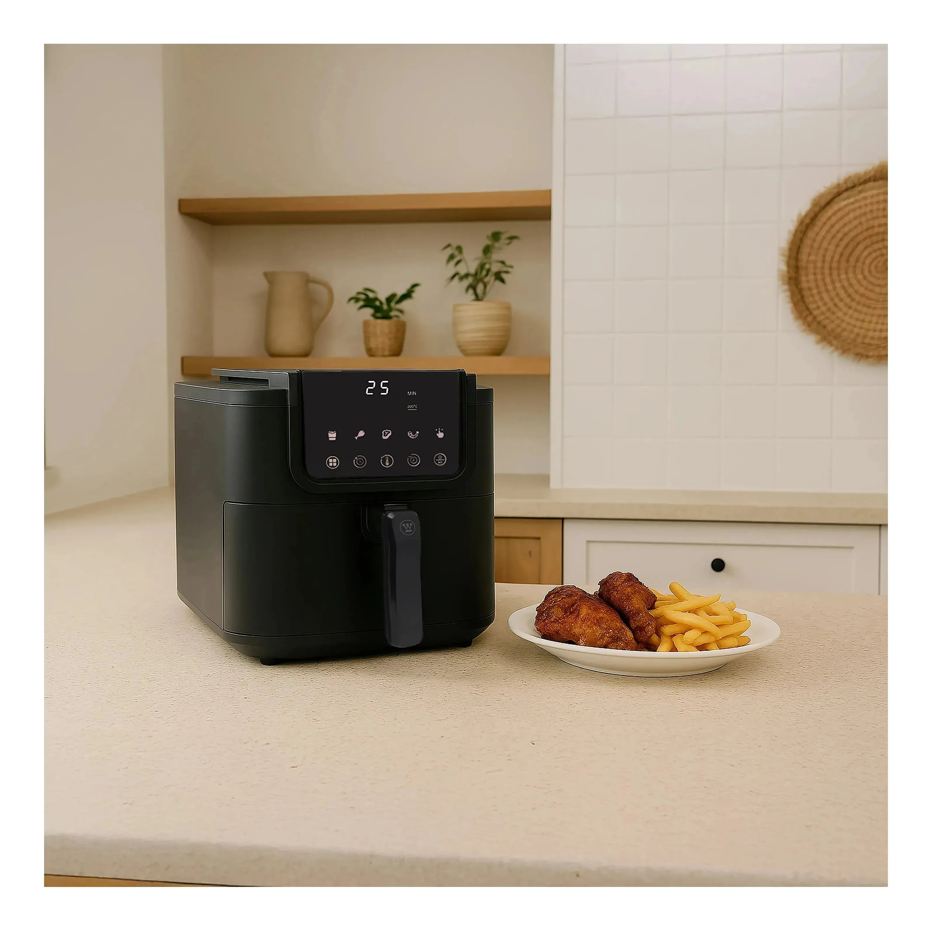 Westinghouse 1700W 8 Litre Slimline Air Fryer 410 x 255 x 290mm - Image 2