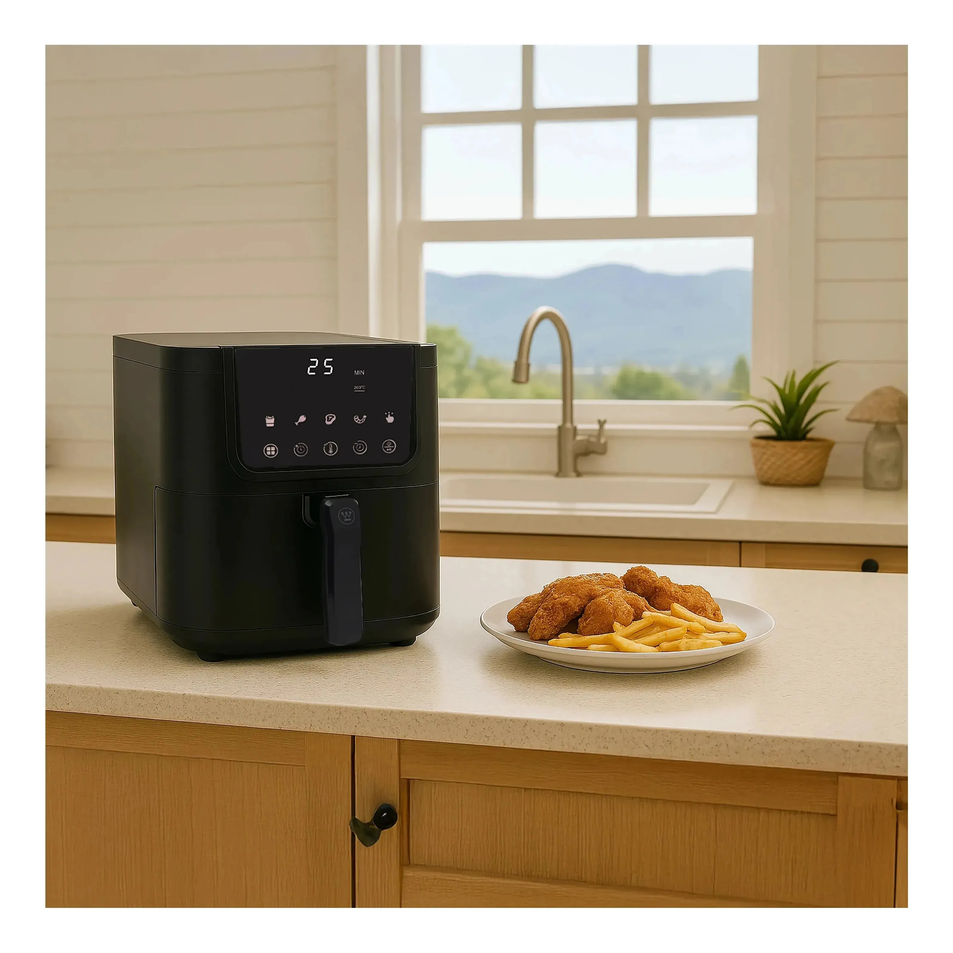 Westinghouse 1700W 8 Litre Slimline Air Fryer 410 x 255 x 290mm - Image 4