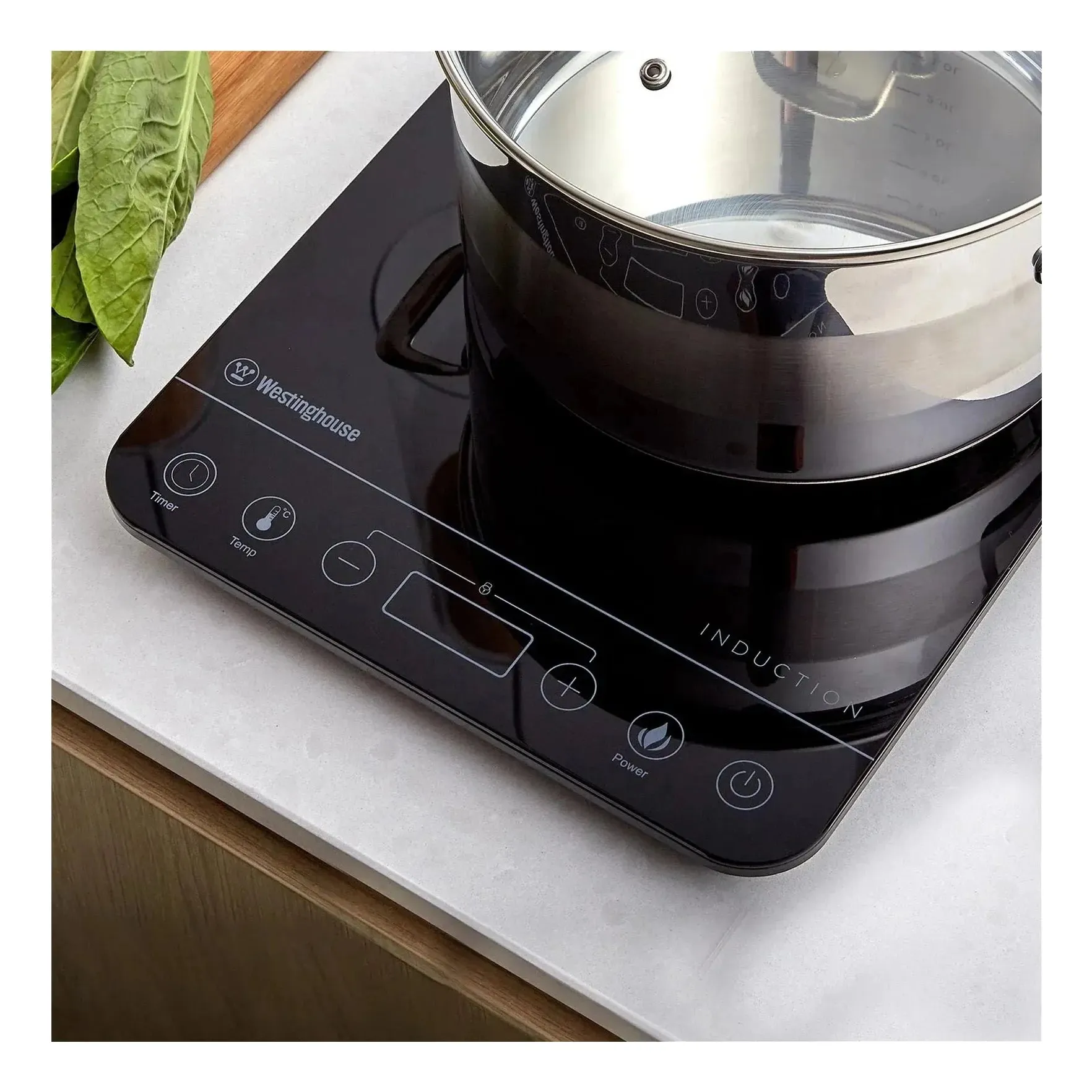 Westinghouse 2000W Single Induction Cooktop Hot Plate 290 x 370 x 40mm - Image 2