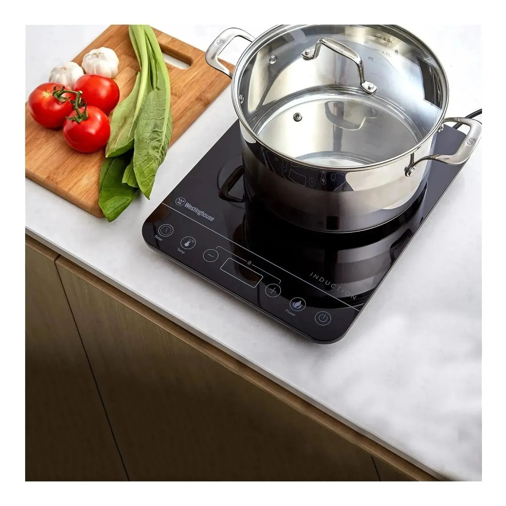 Westinghouse 2000W Single Induction Cooktop Hot Plate 290 x 370 x 40mm - Image 6