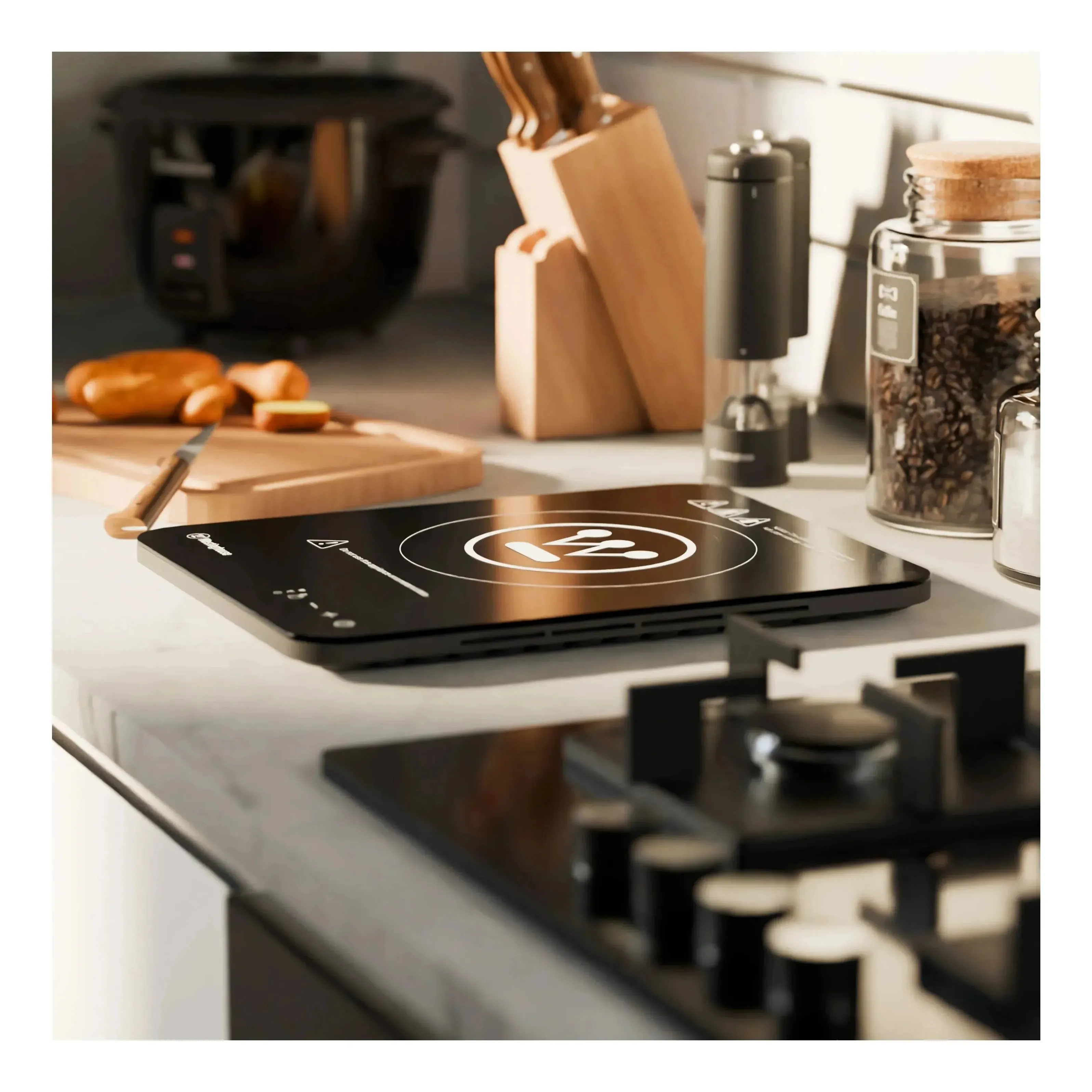 Westinghouse 2000W Single Induction Cooktop Hot Plate Super Slim 280 x 350 x 23mm - Image 2
