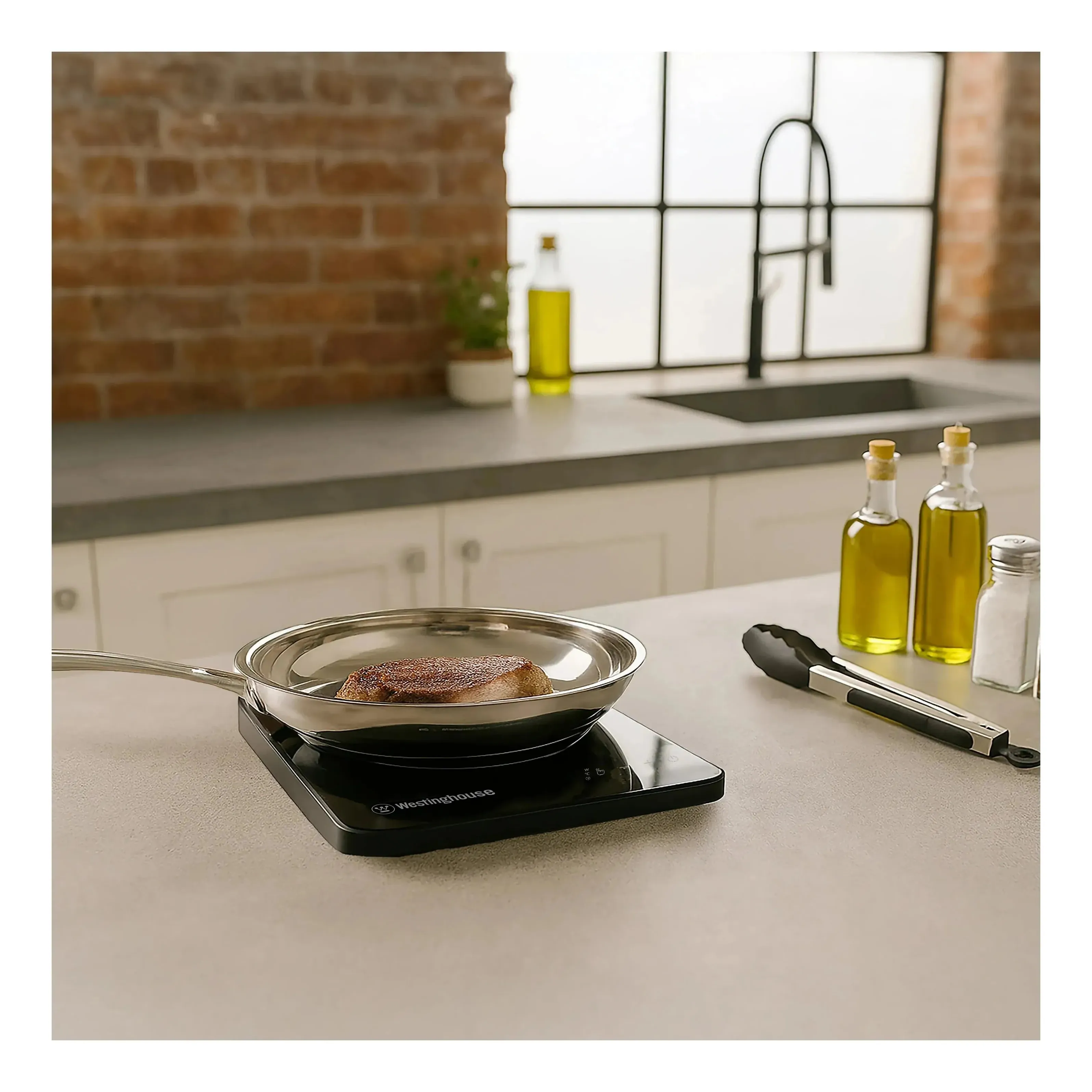 Westinghouse 2000W Single Induction Cooktop Hot Plate Super Slim 280 x 350 x 23mm - Image 4