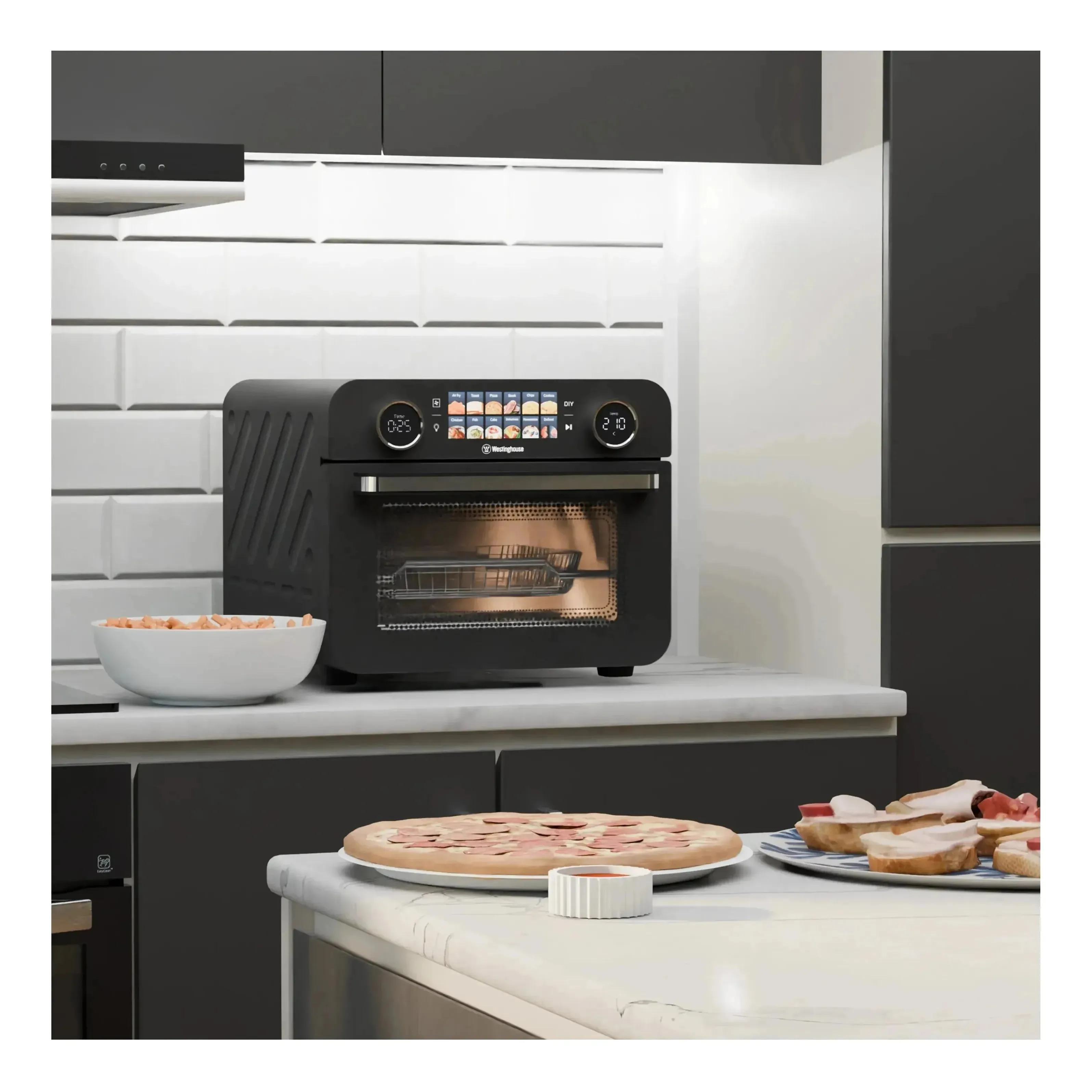 Westinghouse 2200W Digital Air Fryer Benchtop Oven 421 x 436 x 365mm - Image 11