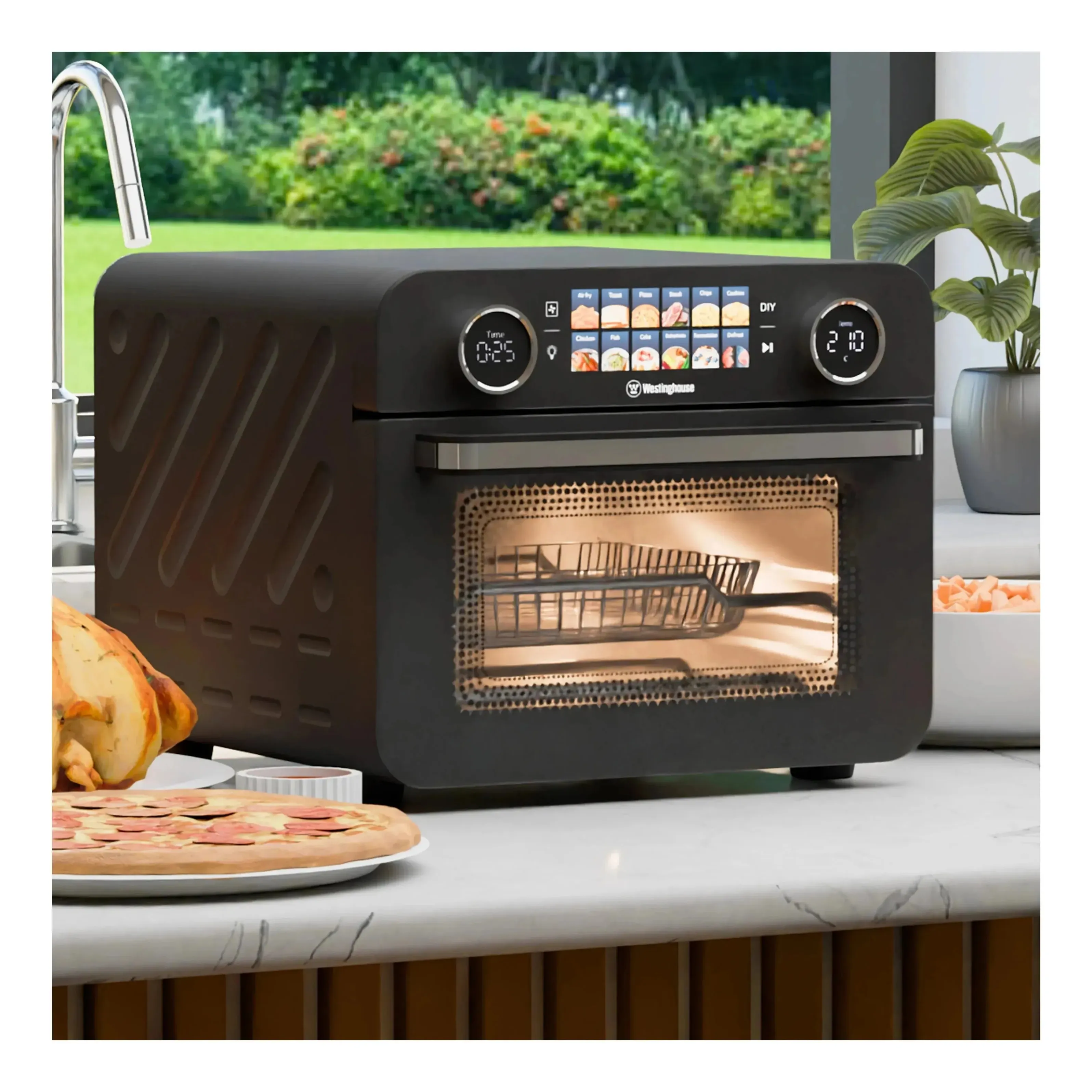 Westinghouse 2200W Digital Air Fryer Benchtop Oven 421 x 436 x 365mm - Image 12