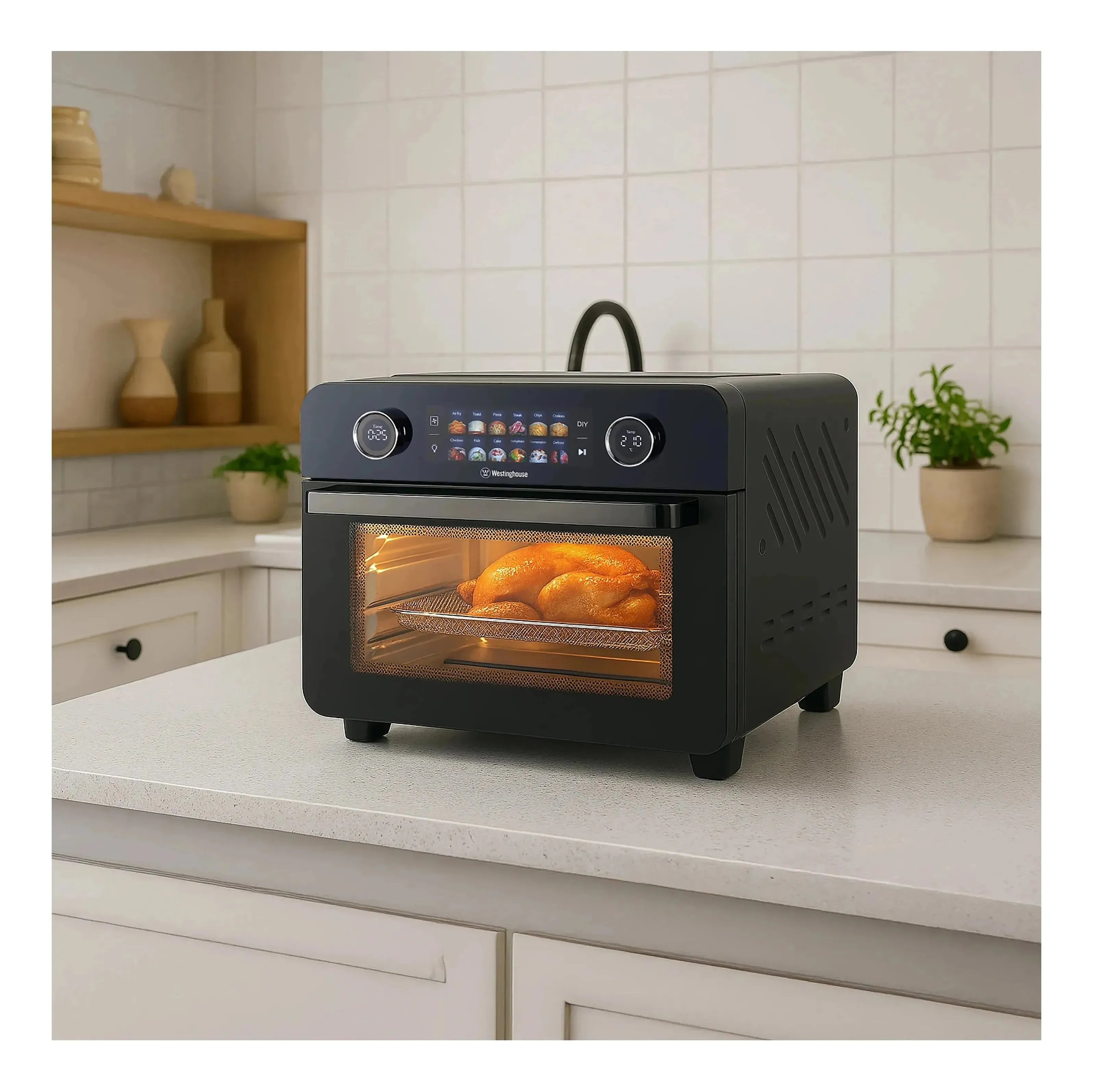 Westinghouse 2200W Digital Air Fryer Benchtop Oven 421 x 436 x 365mm - Image 4