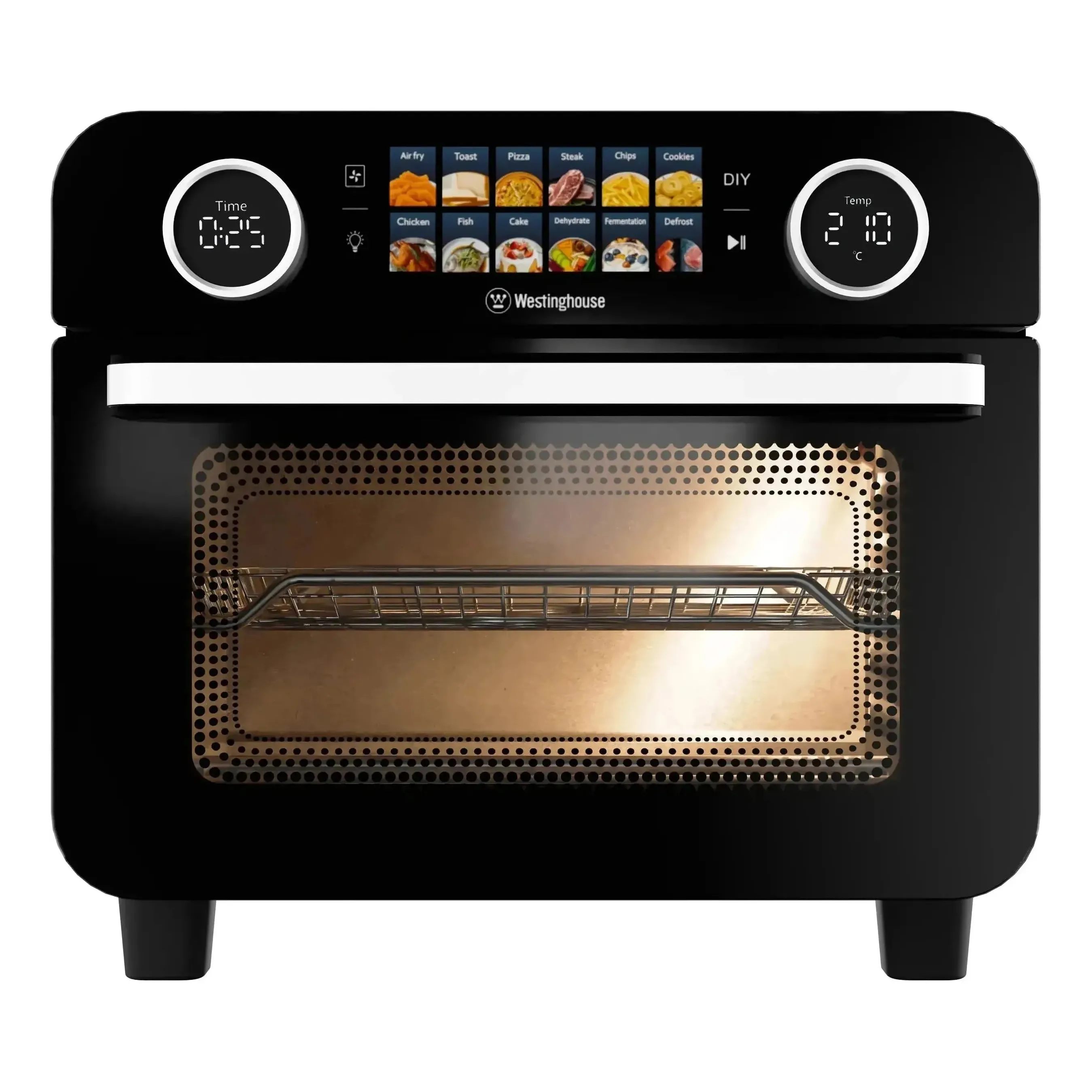 Westinghouse 2200W Digital Air Fryer Benchtop Oven 421 x 436 x 365mm - Image 5