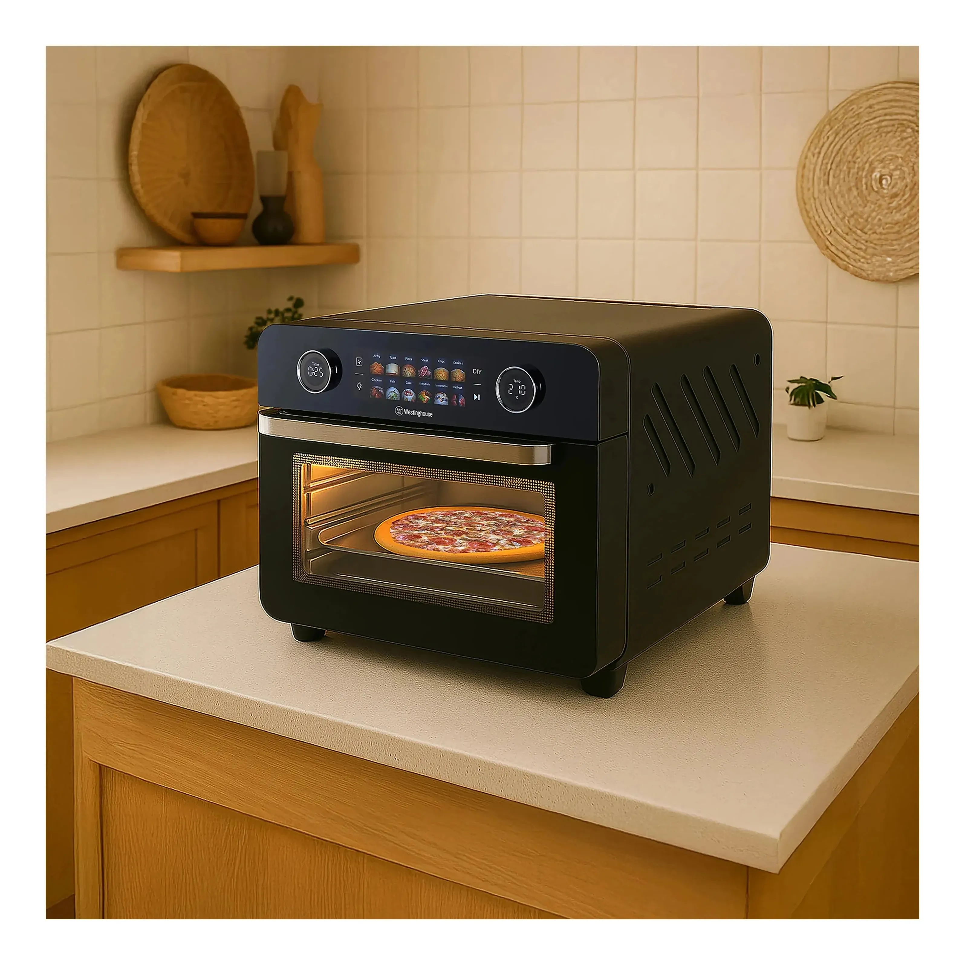 Westinghouse 2200W Digital Air Fryer Benchtop Oven 421 x 436 x 365mm - Image 6