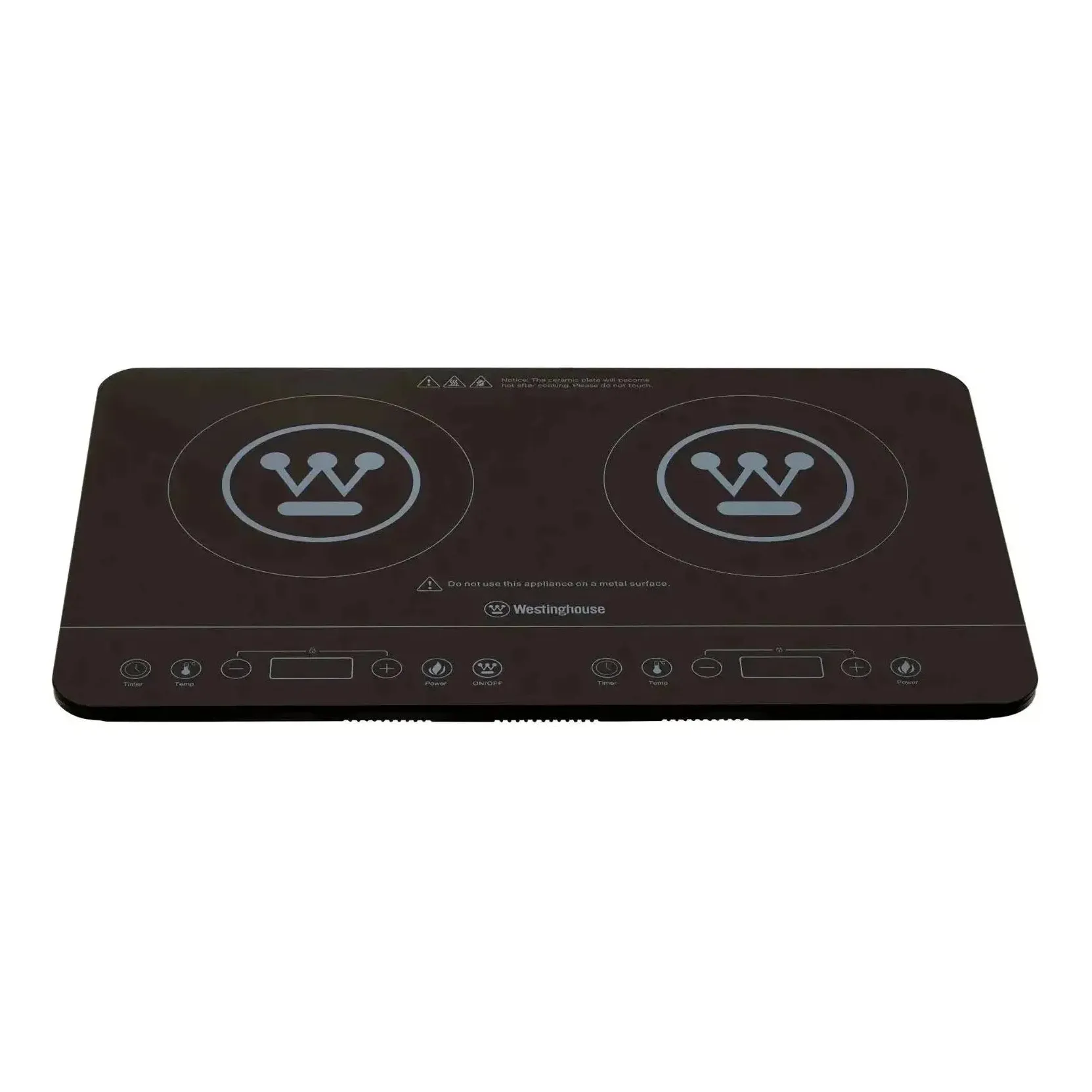 Westinghouse 2400W Twin Induction Cooktop Hot Plate 600 x 360 x 40mm - Image 3