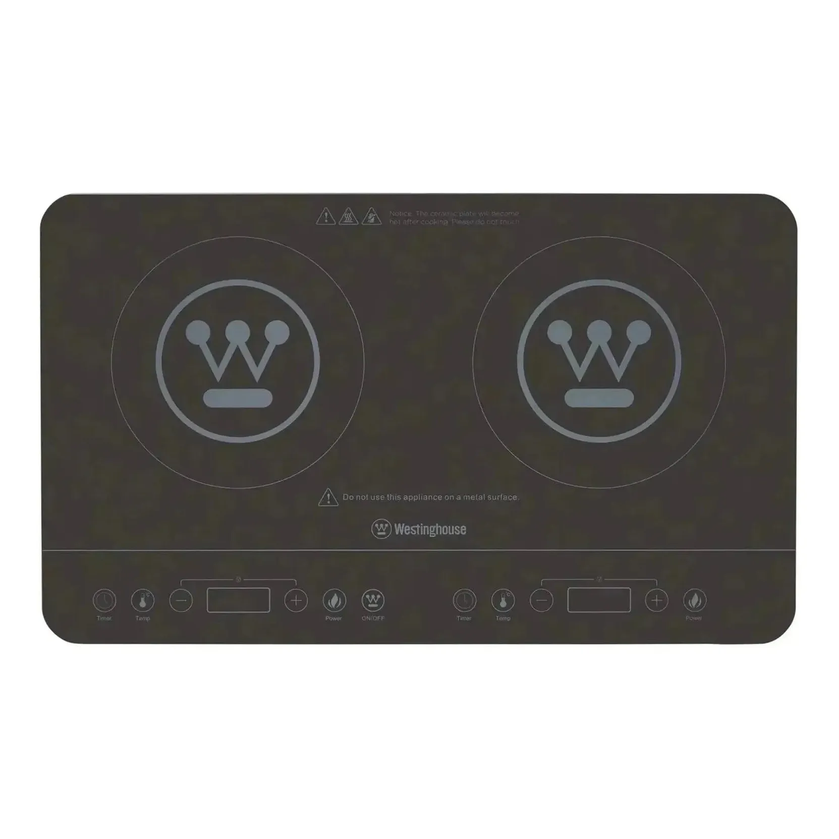 Westinghouse 2400W Twin Induction Cooktop Hot Plate 600 x 360 x 40mm - Image 7